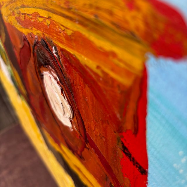 Blue 1960s Paul Blaine Henrie “Views of Hyde St” Large Mid-Century Oil Painting For Sale - Image 8 of 16