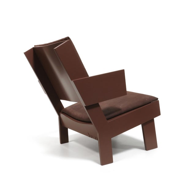 Contemporary Set of Furniture Armchair and Ottoman by Tom Frencken For Sale - Image 3 of 11