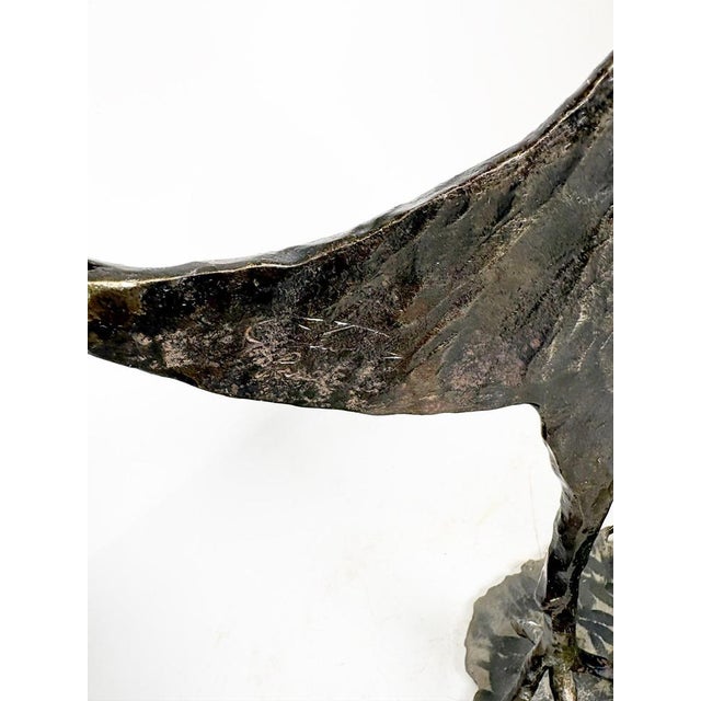 Gold Metal Rooster Sculpture, France, 1970 For Sale - Image 8 of 10