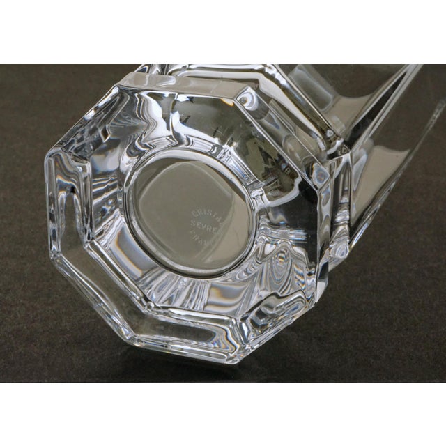 Late 20th Century French Sèvres Crystal Highball Glasses Rohan Pattern Octagonal Tumblers- Set of 12 For Sale In Philadelphia - Image 6 of 6