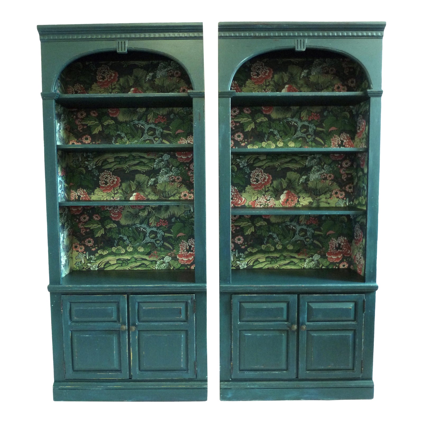 Boho Chic Vintage Bookcases Chairish