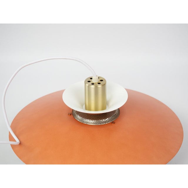 Metal Vintage Danish Capri Pendant Lamp by Kurt Wiborg for Jeka, 1980s For Sale - Image 7 of 12