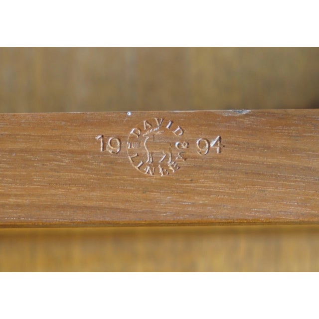 Stunning Vintage 1994 David Linley Burr Walnut Amboyna Wood Large Console Table For Sale - Image 13 of 18