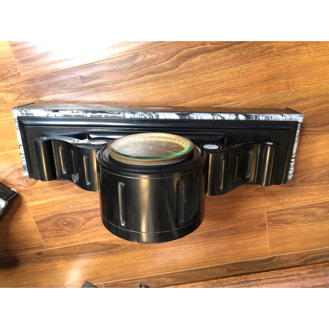 Antique French Clock Garniture Set - 3 Pieces For Sale - Image 9 of 13