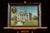 Blue Early 20th Century "Modern Maccabee Temple" Self-Framed Tin Litho Sign For Sale - Image 8 of 8