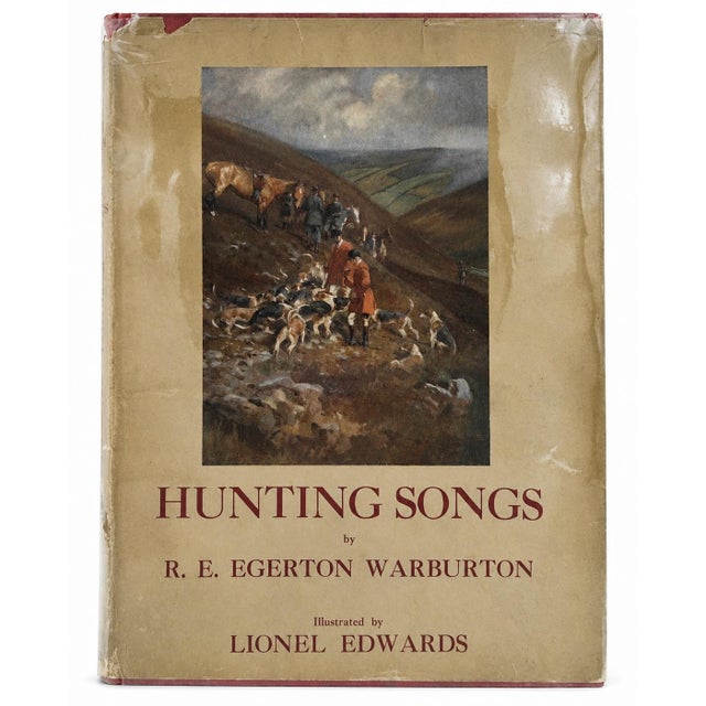 Hunting Songs r.e. Egerton Warburton 1925 Hardcover Lionel Edwards Sporting Book For Sale - Image 13 of 13