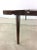 Mid Century Modern Slat Bench Coffee Table With Walnut Finish For Sale In Philadelphia - Image 6 of 12