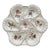 Majolica Flowers Oyster Plate Longchamp, Circa 1900 For Sale