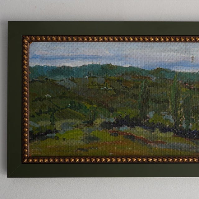Early 20th century Georgian landscape oil painting by Georgian artist Ioram Mamaladze (1911-1966). A beautiful colorful...
