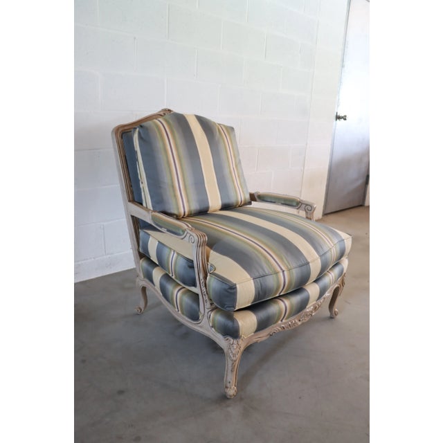 Country French striped Berger by Hancock & Moore.