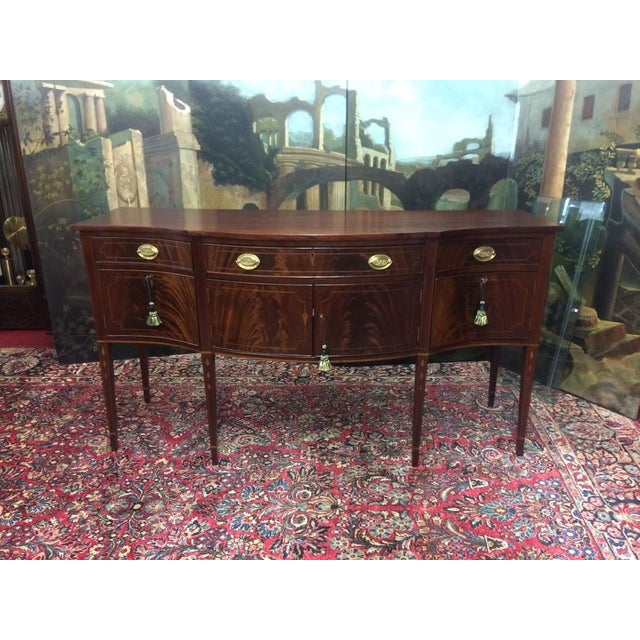 Antique Sideboard, Federal Buffet For Sale - Image 12 of 18