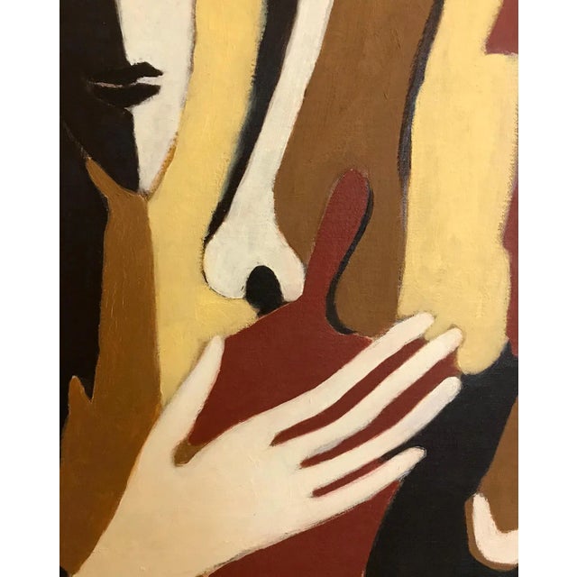1990s Gilbert Pauli, Complicity, 1998, Canvas Painting For Sale - Image 5 of 7