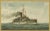 Hugo Graf, SMS Siegfried, Chromolithograph of a German Coastal Defense Ship, 1903, Print For Sale - Image 3 of 6