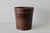 Vintage Handcrafted Burnt "Tortoise" Shell Bamboo Paper Wastebasket. For Sale - Image 11 of 11