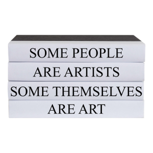 Decorative Books - Quote Book Stack - "Artist"