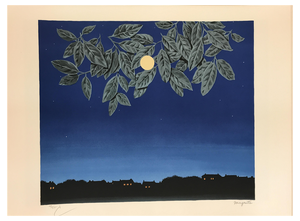 After René Magritte, The Blank Page, Lithograph