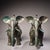 This striking pair of bronze vessels is modeled in the form of standing elephants, drawing inspiration from archaic ritual...