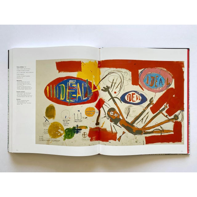 Jean Michel Basquiat " Paintings Catalogue Raisonne " Rare Vintage Landmark Volume Lithograph Print Large Hardcover Slipcase Two Books Set For Sale - Image 11 of 12