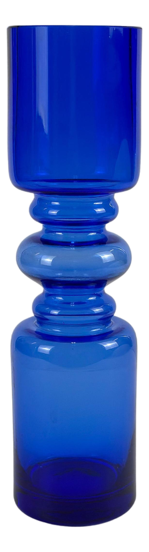 Cobalt Blue Glass Vase by Nanny Still, 1970s
