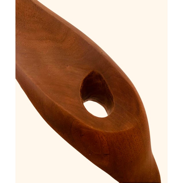 1960s Signed Emil Milan Wood Sculpture For Sale In Boston - Image 6 of 8