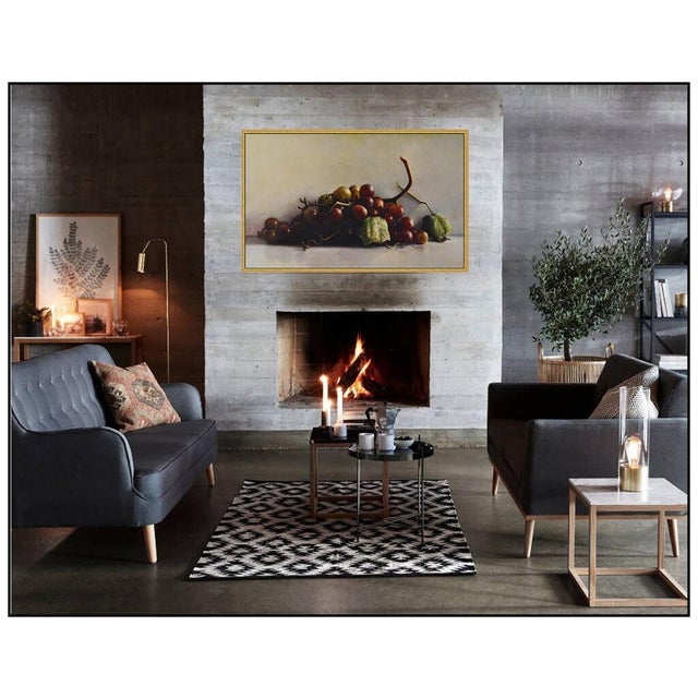 Message us to inquire about custom framing options! (Included for free with every purchase) The artwork here, "Grapes of...