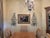 Florentine Style Romantic Metal Vine and Floral Wall 9 Candle Sconces (2) Pair For Sale - Image 4 of 6