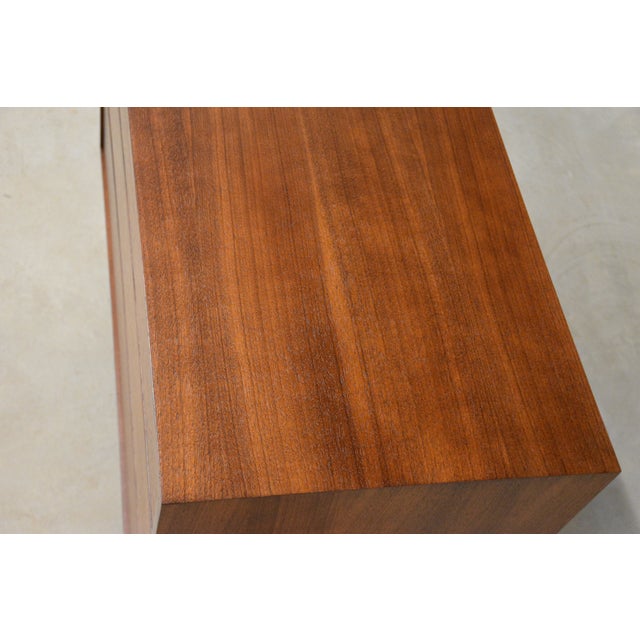 Wood 1960s Refinished Kipp Stewart for Directional by Calvin Walnut Dresser Chest For Sale - Image 7 of 8