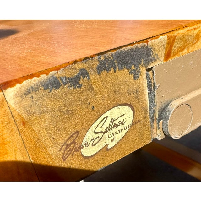 Brown Vintage John Keal for Brown-Saltman Bar or Tea Cart For Sale - Image 8 of 8