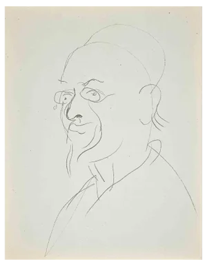 Raoul Dufy, Study for Self-Portrait, Original Lithograph, 1930s