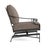 Contemporary Brown Jordan Venetian Motion Lounge Chair, Textured Pewter frame with Fusion Taupe fabric For Sale - Image 3 of 11