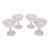 Set of 4 Waterford Eileen Crystal Champagne Sherbet Glasses For Sale