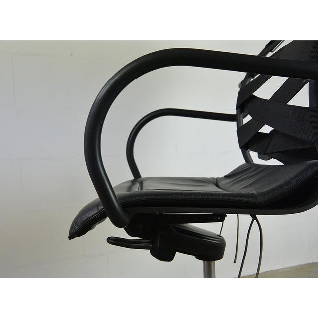 Canasta Desk Chair for Heron Parigi, 1980s For Sale - Image 11 of 13