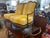 20th century Calico Corners French country style setee. Beautifully upholstered in a large yellow and white check, 5”...