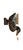 Textile Vintage Hand-Carved & Hand-Painted Wooden Duck Decoy on Display Base American Folk Art For Sale - Image 7 of 7
