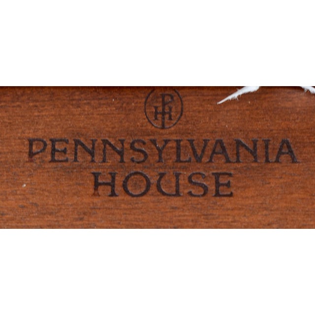 Vtg. Pennsylvania House Set of Eight Solid Mahogany Queen Anne Dining Chairs For Sale - Image 10 of 17