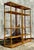 Coastal Vintage Coastal Parquet Rattan Etagere - a Pair For Sale - Image 3 of 10