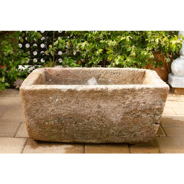 Lotus Well, Large Antique Sandstone Fountain For Sale - Image 9 of 9