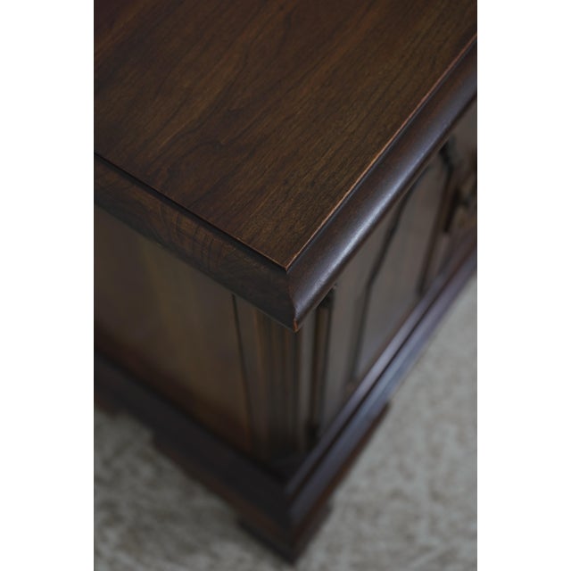 Pair Pennsylvania House Cherry 2 Door Nightstands For Sale - Image 13 of 18