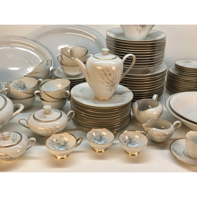 Circa 1957 MidCentury Modern Bavarian Bone China Dinnerware Service