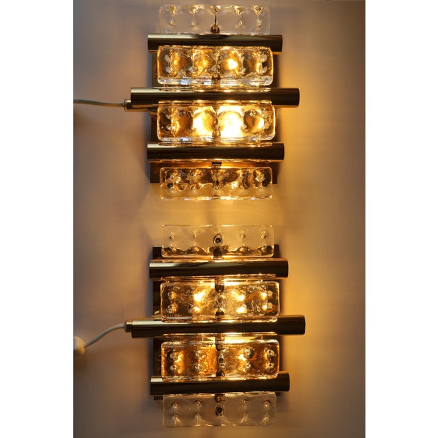 Wall Sconces attributed to Carl Fagerlund for Lyfa, Sweden, 1970s, Set of 2 For Sale - Image 12 of 16