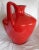 1970s Large Vintage Red Ceramic Model 401-40 Vase from Scheurich, 1970s For Sale - Image 5 of 7