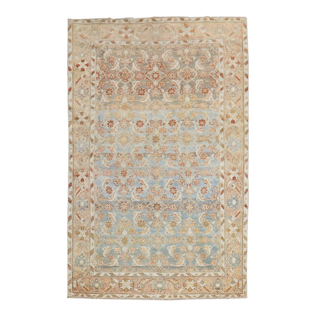 Persian Antique Herati Malayer Rug - 4'6" x 6'5" For Sale