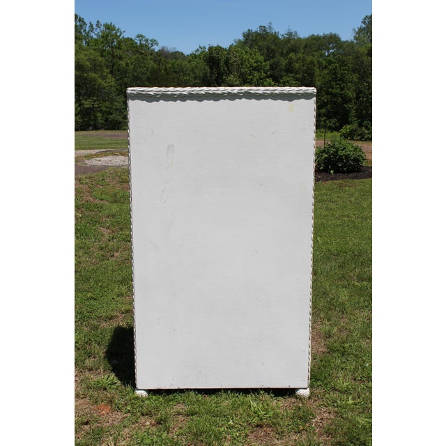 White Wicker Chest of Drawers For Sale - Image 10 of 15