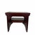 Vintage two step mahogany bed steps. Nice wide platform with deep steps. Brass side handles and scroll pattern give a...