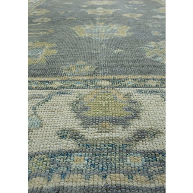 Early 21st Century Turkish Oushak Rug 5'1" x 6'9" #17107 For Sale - Image 5 of 8