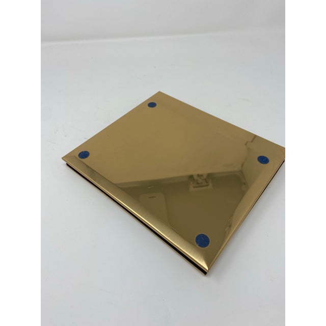 Postmodern Melannco Int’l LTD Chrome and Brass Picture Album For Sale - Image 4 of 8
