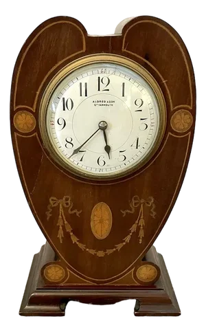 Antique Edwardian Inlaid Mahogany Mantel Clock, 1900