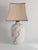 Ceramic Art Deco White Table Lamp with Seashell Motif by Anna Lisa Thomson for Uppsala Ekeby, 1940s For Sale - Image 7 of 18