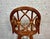 Mid 20th Century Rattan Backed Swivel Bar Stool For Sale - Image 9 of 11