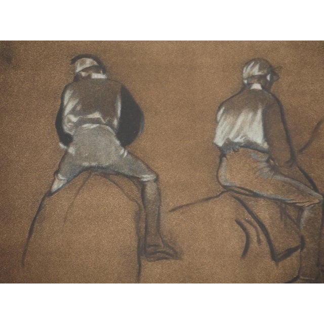 Edgar Degas, The Four Jockeys, Lithograph and Stencil For Sale - Image 3 of 5